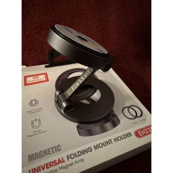 Earldom Universal Folding Mount Holder EH235 Magnetic Mount Open Box - Picture 5 of 10